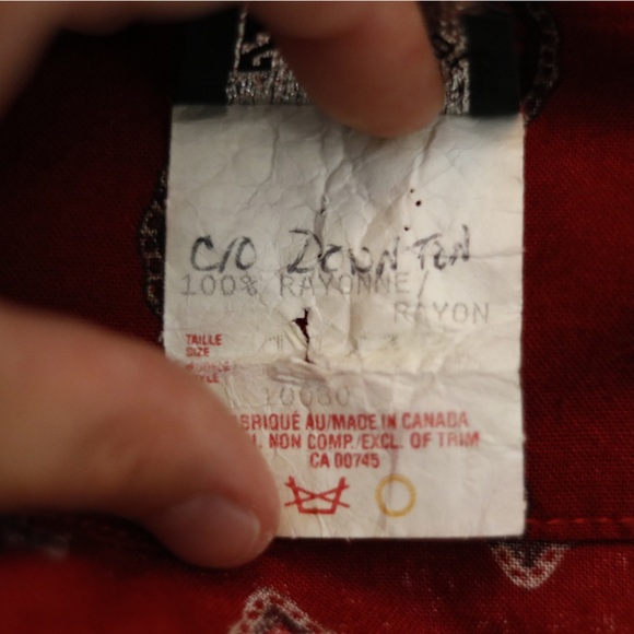 Sophisticate Vintage boho red dress - Picture 5 of 6